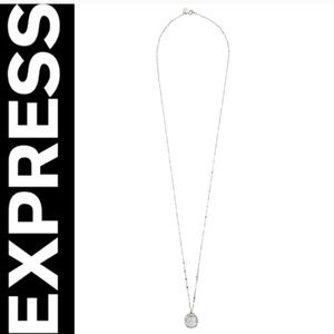 EXPRESS Silver Layering Necklace!